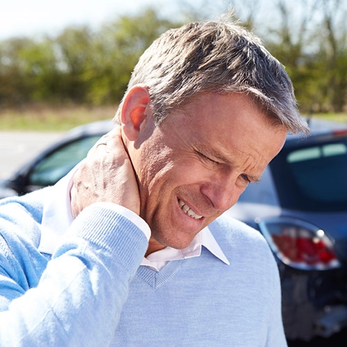 Chiropractic Rockville MD Man With Whiplash Neck Pain